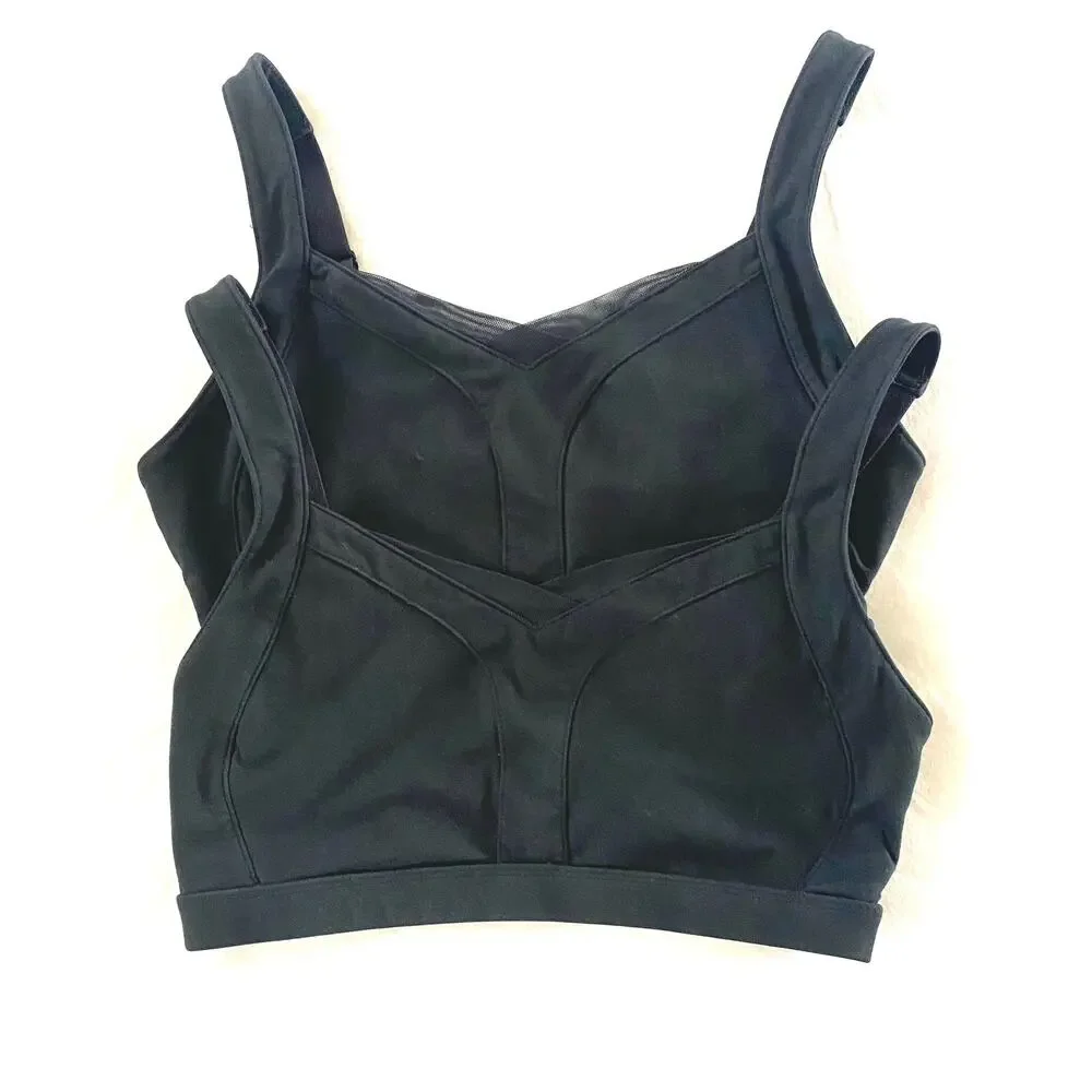 Lot of 2 FABLETICS Shira Full Coverage Support Sports Bras Size Small Set Bundle